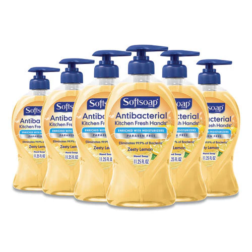 Antibacterial Hand Soap, Citrus, 11.25 Oz Pump Bottle, 6/carton - Image 2