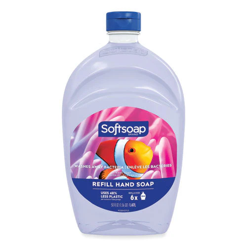Liquid Hand Soap Refills, Fresh, 50 Oz - Image 1