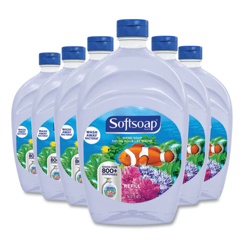 Liquid Hand Soap Refills, Fresh, 50 Oz, 6/carton - Image 3