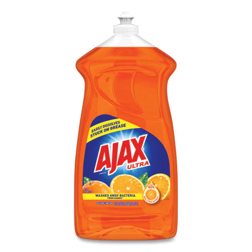 Dish Detergent, Liquid, Antibacterial, Orange, 52 Oz, Bottle, 6/carton - Image 1