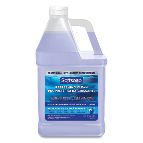 Liquid Hand Soap Refills, Refreshing Clean, 128 Oz - Image 1