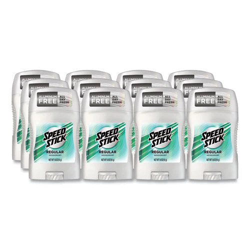 Deodorant, Regular Scent, 1.8 Oz, White, 12/carton - Image 1
