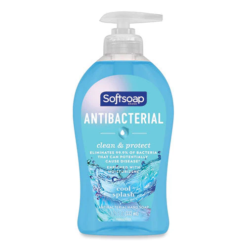 Antibacterial Hand Soap, Cool Splash, 11.25 Oz Pump Bottle - Image 1