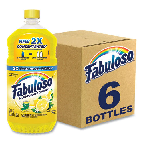Multi-use Cleaner, Refreshing Lemon Scent, 56 Oz Bottle, 6/carton - Image 1