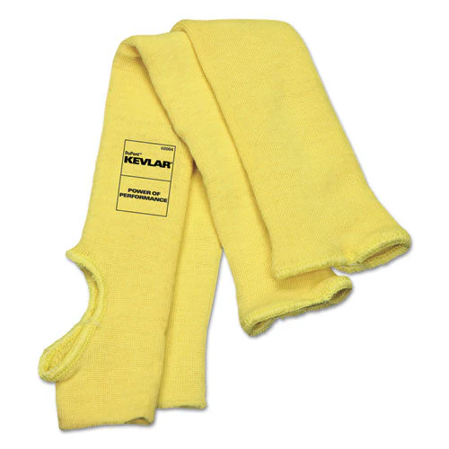 Economy Series Dupont Kevlar Fiber Sleeves, One Size Fits All, Yellow, 1 Pair - Image 1