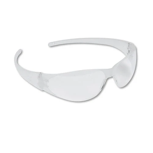 Checkmate Wraparound Safety Glasses, Clr Polycarb Frame, Uncoated Clr Lens, 12/box - Image 1
