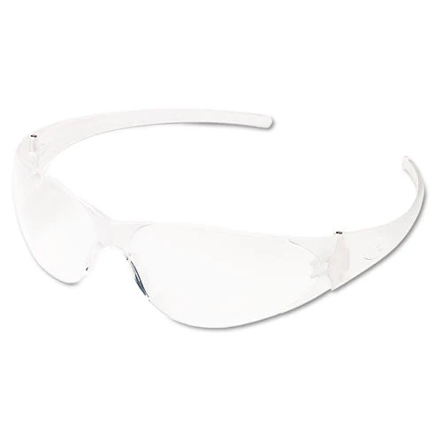 Checkmate Wraparound Safety Glasses, Clr Polycarbonate Frame, Coated Clear Lens, 12/box - Image 2