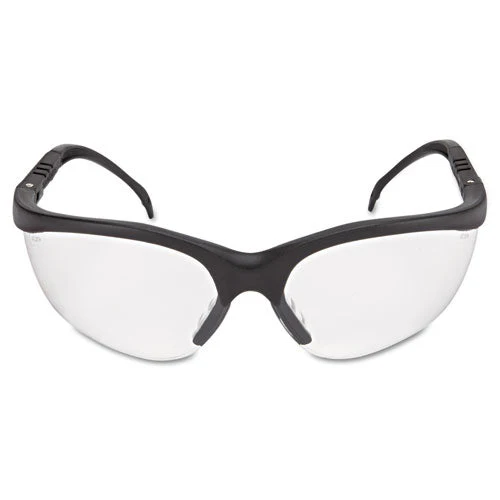 Klondike Safety Glasses, Matte Black Frame, Clear Lens - Image 2