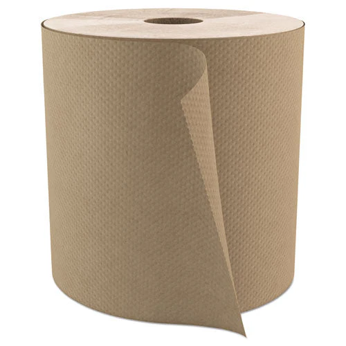 Select Roll Paper Towels, 1-ply, 7.9" X 800 Ft, Natural, 6/carton - Image 1