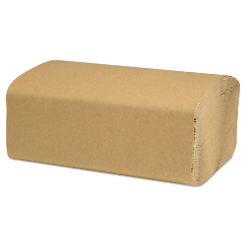 Select Folded Paper Towels, Single-fold, 1-ply, 9 X 9.45, Natural, 250/pack, 16 Packs/carton - Image 1
