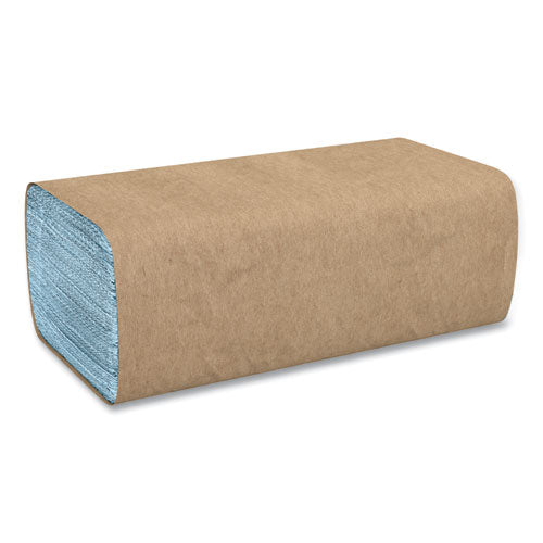 Tuff-job Windshield Towels, 2-ply, 9.25 X 10.25, Blue, 168/pack, 12 Packs/carton - Image 2