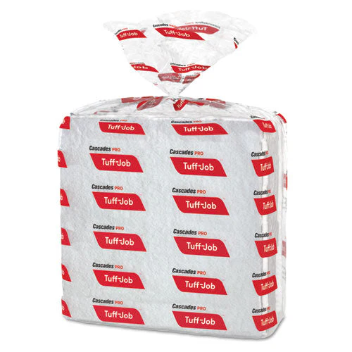 Tuff-job S400 Drc Wipers, Medium, 12 X 13, White, 60/pack, 18 Pack/carton - Image 1