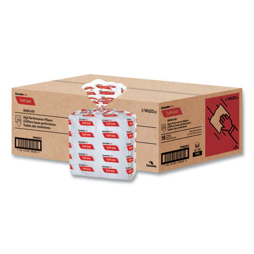 Tuff-job S600 High Performance Wipers, 12 X 13, 50/bag, 18 Bags/carton - Image 2