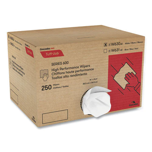Tuff-job Spunlace Towels, Crumple Pack, 14.38 X 14, White, 250/carton - Image 3
