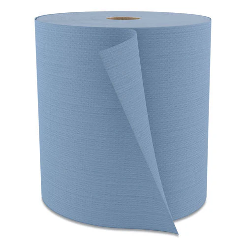 Tuff-job Spunlace Towels, Jumbo Roll, 12 X 13, Blue, 475/roll - Image 1
