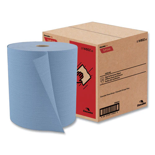 Tuff-job Spunlace Towels, Jumbo Roll, 12 X 13, Blue, 475/roll - Image 3