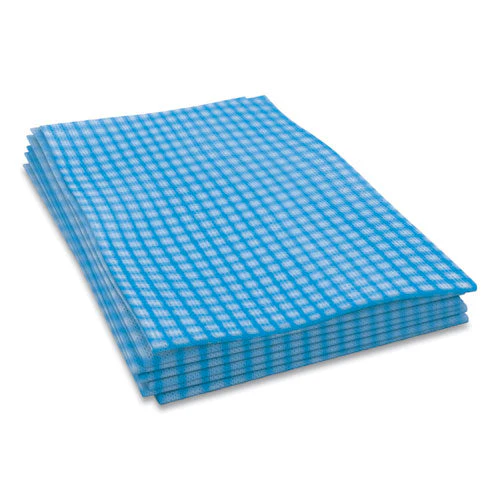 Tuff-job Foodservice Towels, 12 X 24, Blue/white, 200/carton - Image 1
