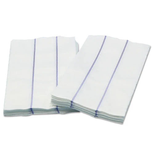 Tuff-job Foodservice Towels, 1/4 Fold, 13 X 24, White/blue, 72/carton - Image 1