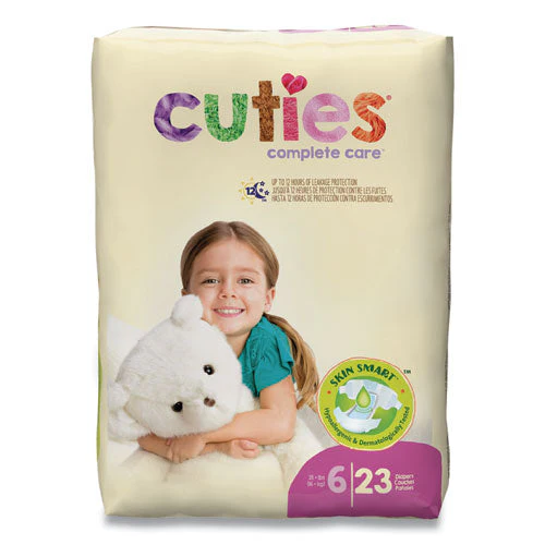 Premium Jumbo Diapers, Size 6, 35 Lbs And Up, 92/carton - Image 1