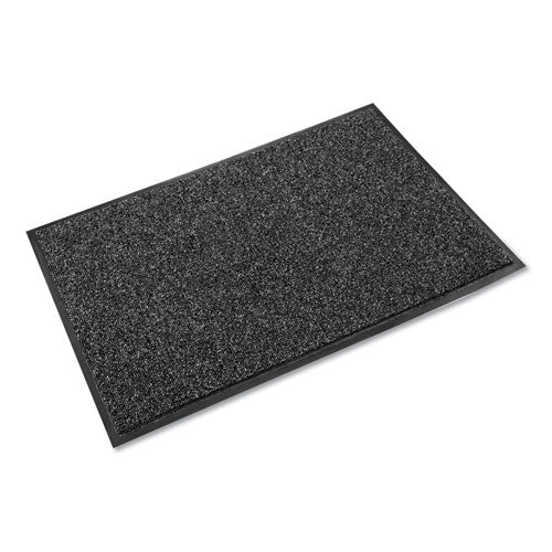 Cross-over Indoor/outdoor Wiper/scraper Mat, Olefin/poly, 48 X 72, Gray - Image 1