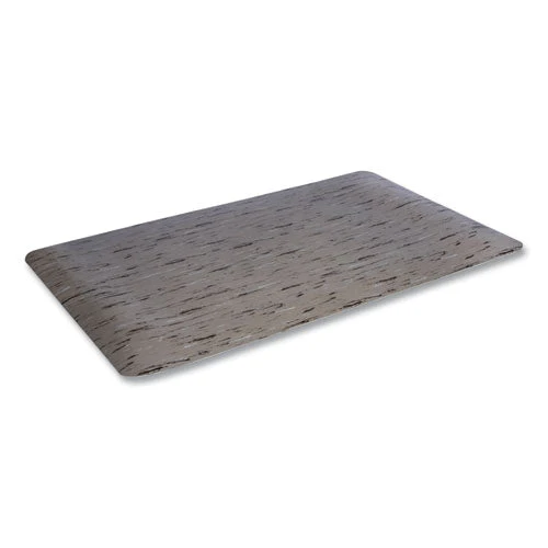 Cushion-step Marbleized Rubber Mat, 24 X 36, Gray - Image 1
