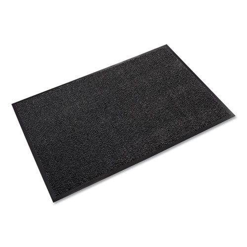 Dust-star Microfiber Wiper Mat, 48 X 72, Charcoal - Image 1