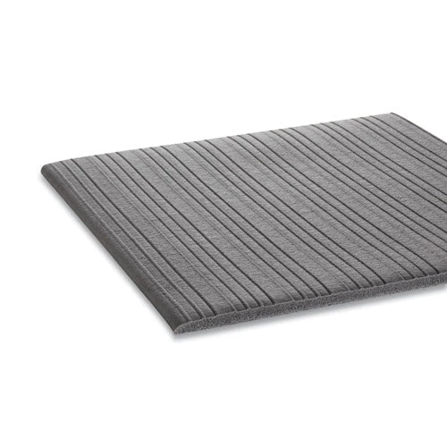 Ribbed Vinyl Anti-fatigue Mat, 24 X 36, Gray - Image 2