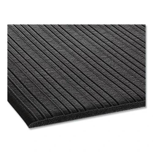 Ribbed Vinyl Anti-fatigue Mat, Rib Embossed Surface, 36 X 144, Black - Image 3