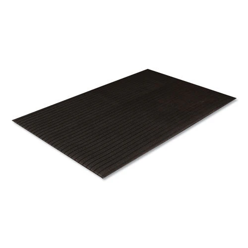 Ribbed Vinyl Anti-fatigue Mat, 36 X 60, Black - Image 1