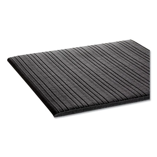 Ribbed Vinyl Anti-fatigue Mat, 36 X 60, Black - Image 2