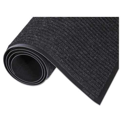 Needle Rib Wipe And Scrape Mat, Polypropylene, 36 X 60, Charcoal - Image 1