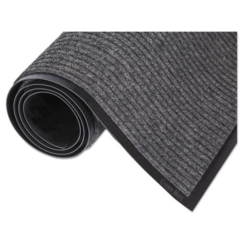 Needle Rib Wipe And Scrape Mat, Polypropylene, 48 X 72, Gray - Image 3