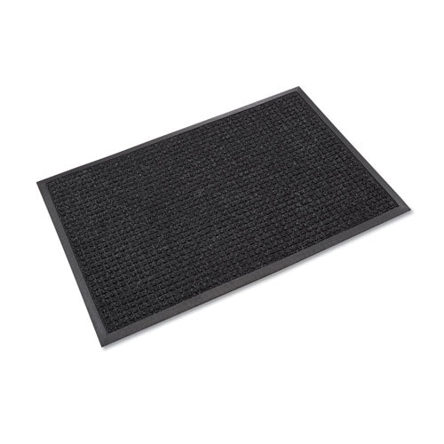 Super-soaker Wiper Mat With Gripper Bottom, Polypropylene, 36 X 120, Charcoal - Image 1