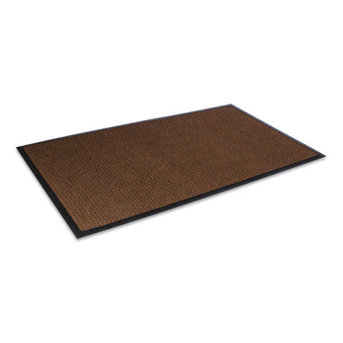 Super-soaker Wiper Mat With Gripper Bottom, Polypropylene, 36 X 120, Dark Brown - Image 1
