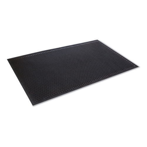 Crown-tred Indoor/outdoor Scraper Mat, Rubber, 35.5 X 59.5, Black - Image 1