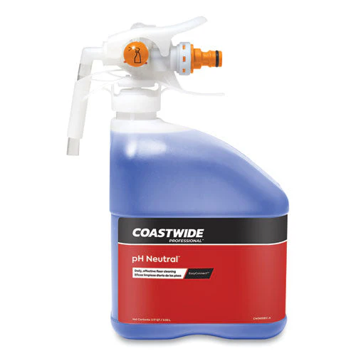 Ph Neutral Daily Floor Cleaner Concentrate For Easyconnect Systems, Strawberry Scent, 3 L Bottle, 2/carton - Image 1