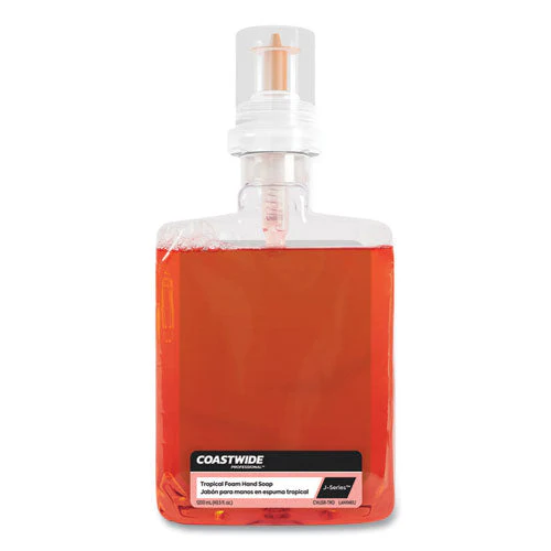 J-series Foam Hand Soap, Tropical, 1,200 Ml Refill, 2/carton - Image 1