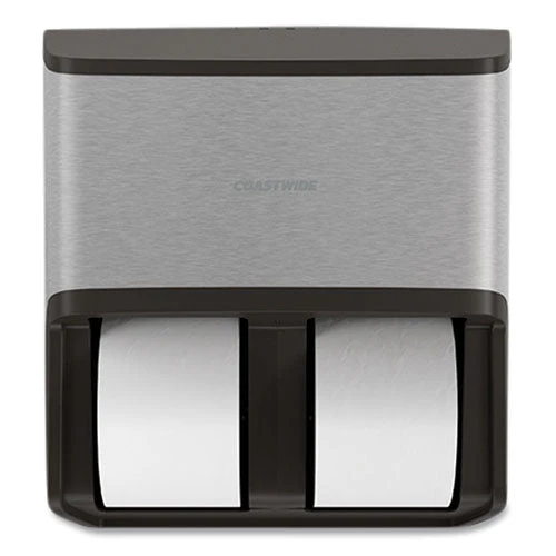 J-series Quad Bath Tissue Dispenser, 13.52 X 7.51 X 14.66, Black Metallic - Image 1