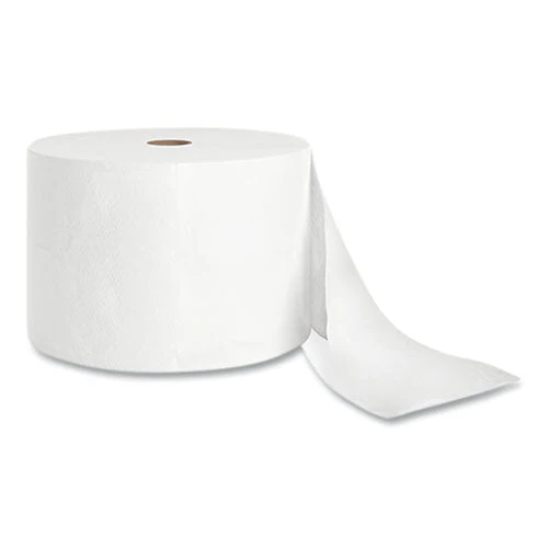 J-series 1-ply Small Core Bath Tissue, Septic Safe, White, 4" X 1,000 Ft, 3,000 Sheets/roll, 18 Rolls/carton - Image 1