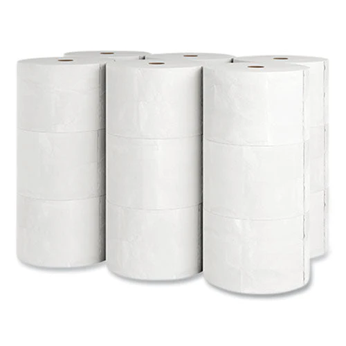 J-series 1-ply Small Core Bath Tissue, Septic Safe, White, 4" X 1,000 Ft, 3,000 Sheets/roll, 18 Rolls/carton - Image 2