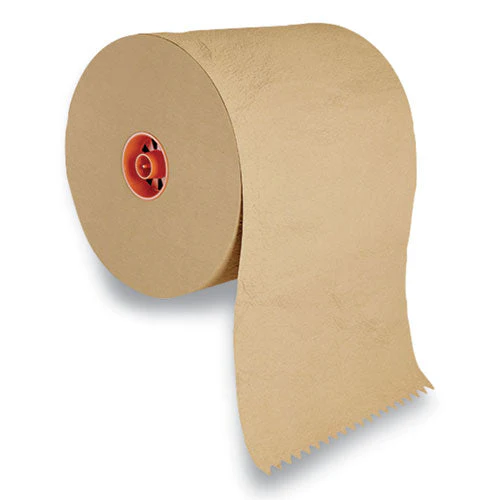 J-series Hardwound Paper Towels, 1-ply, 8 X 800 Ft, Natural Kraft, 6 Rolls/carton - Image 1