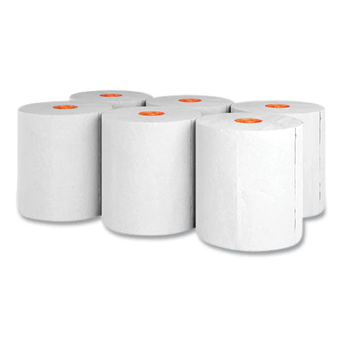 Recycled J-series Hardwound Paper Towels, 1-ply, 8 X 800 Ft, White, 6 Rolls/carton - Image 2