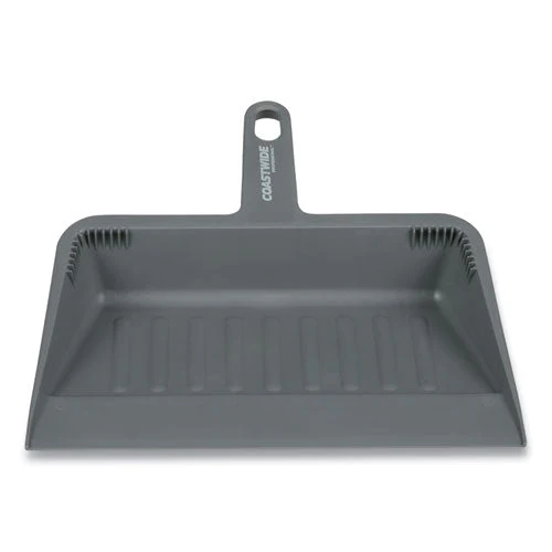 Heavy Duty Dustpan, 11.9 X 10.8, Plastic, Gray - Image 2