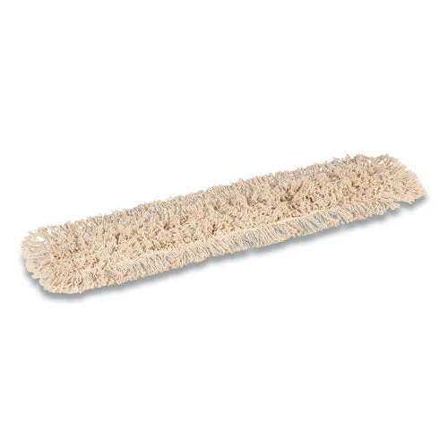 Cut-end Dust Mop Head, Cotton, 36 X 5, White - Image 2