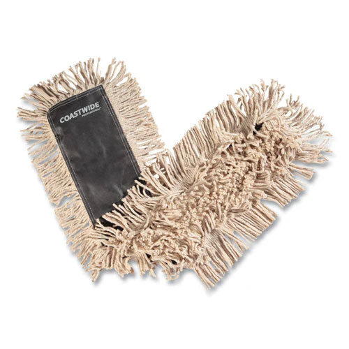 Cut-end Dust Mop Head, Economy, Cotton, 36 X 5, White - Image 1