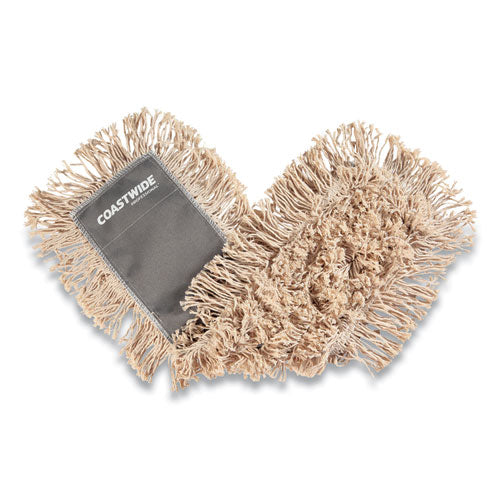 Cut-end Dust Mop Head, Cotton, 24 X 5, White - Image 1