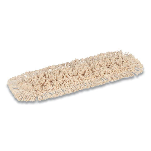 Cut-end Dust Mop Head, Cotton, 24 X 5, White - Image 2
