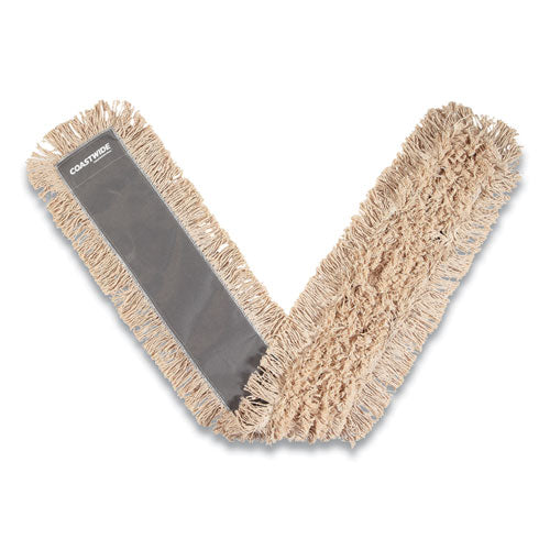 Cut-end Dust Mop Head, Cotton, 60 X 5, White - Image 1