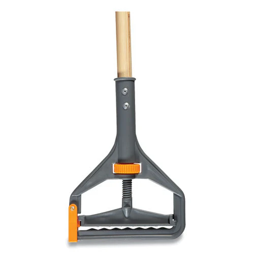 Side-gate Wet-mop Handle, Wood, 60" Handle, Natural - Image 1