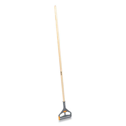 Side-gate Wet-mop Handle, Wood, 60" Handle, Natural - Image 2